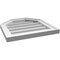 Ekena Millwork Octagonal Top Surface Mount PVC Gable Vent w/ 2"W x 1-1/2"P Brickmould Frame, 18"W x 18"H GVPOT18X1802SN - alternate 3
